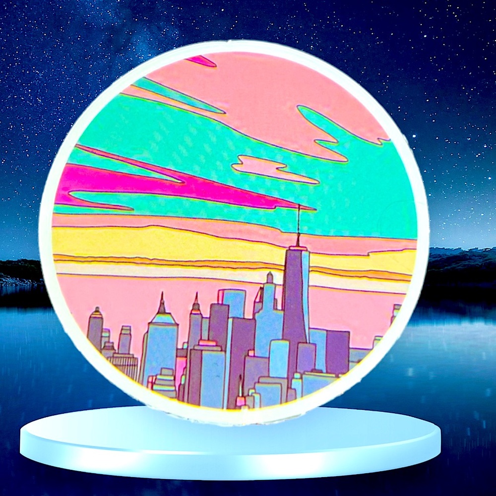 City Outdoor Adventure Journey Wander Traveler Explore Sticker